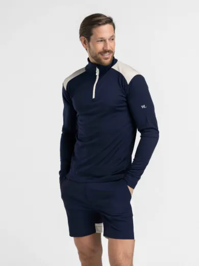 Bilde av WoolLand Namsen top Blue Ink